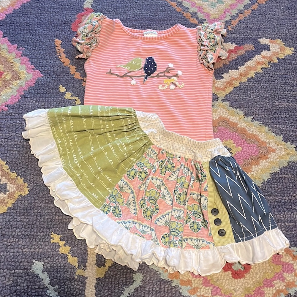 🍬🍭Persnickety Skirt & Shirt Set 🍭🍬 Size 6